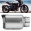 Motorcycle Modification Titanium Exhaust Tip 60mm Universal Racing Pipe 10
