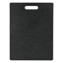 Tábua de corte de plástico para uso na cozinha, tábua de corte antiderrapante com superfície resistente a manchas e alça de fácil manuseio,