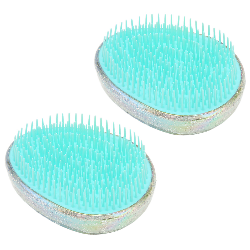 Unisex Egg Shape Hairbrush Comb Wet/Dry Portable Massage Detangler For Beauty & Home