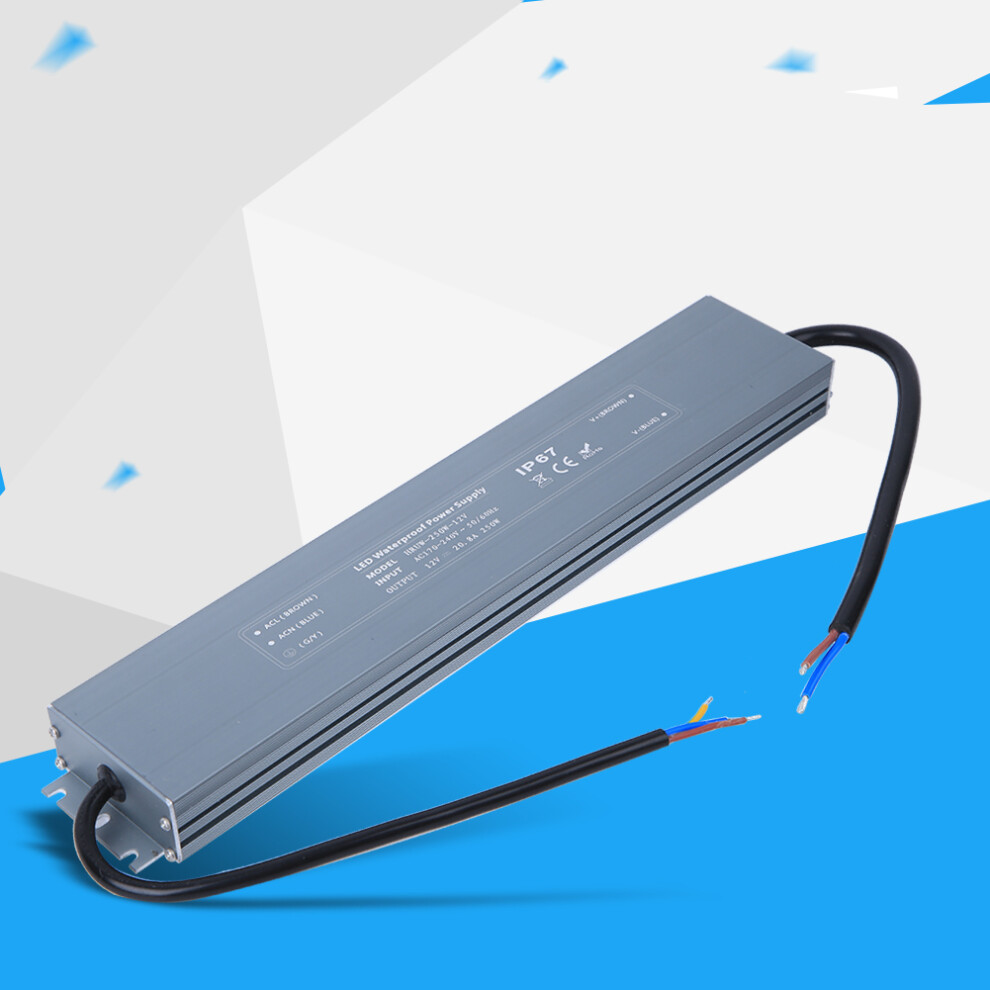 250W Waterproof Power Supply Hruw-250W-12V 170-240Vac Ip67 8471362263921