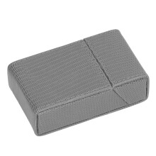 Lizard Design Zigarettenschachtelhalter in Grauem PU-Leder, schlankes tragbares Etui