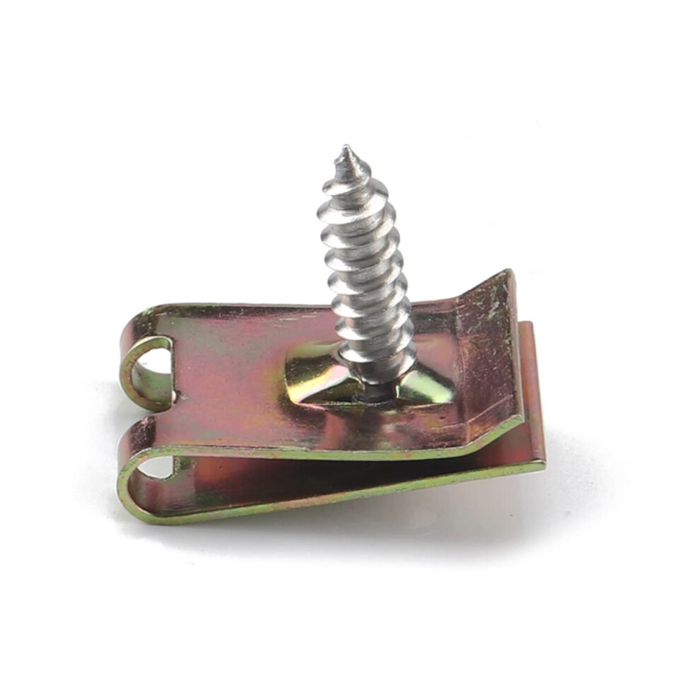 480Pcs U-Shaped Reed Nut Manganese Steel U Nut Clips Fastener For Motorcycle Fairing Windscreen Screws 9339159275481