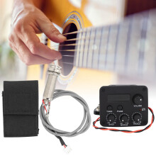 Gitarren-Vorverstärker mit 3-Band Equalizer und LCD-Bildschirm für E-Gitarre