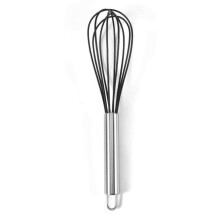 Fouet de qualité supérieure pour la cuisine, fouet multi-usages en silicone avec noyau en acier inoxydable, fouet anti-rayures pour la pâtisserie,