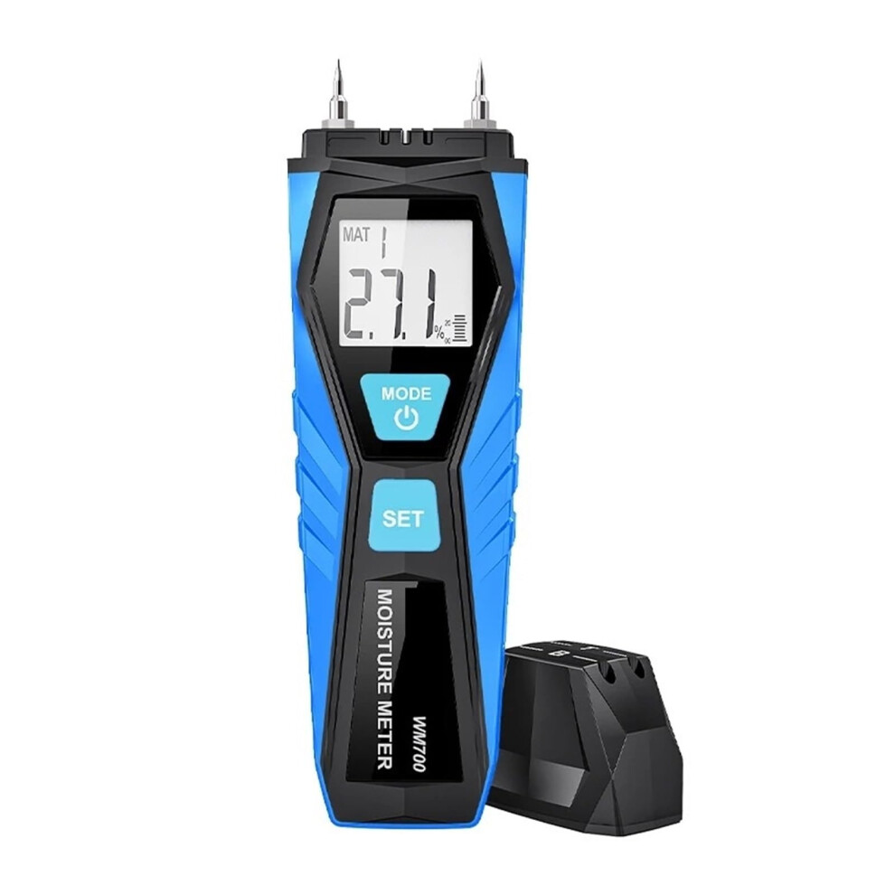 Wood Moisture Meter Wall Water Tester Accurate Lcd Digital Humidity Meter Two Pins Hygrometer Concrete Cement Brick Detector Instant Reading 9339159275818
