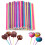 Στικ Cake Pops Rainbow Πολύχρωμα, Μήκος 150mm Δεν χρησιμοποιείται για φούρνο. Για 2