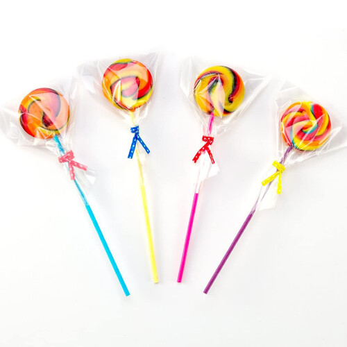 Στικ Cake Pops Rainbow Πολύχρωμα, Μήκος 150mm Δεν χρησιμοποιείται για φούρνο. Για 2