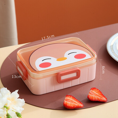 Φορητό, αδιάβροχο Bento Box, πλαστικό δοχείο φαγητού κατάλληλο για τρόφιμα με 1