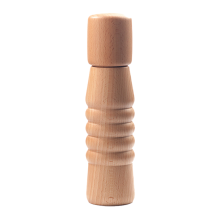 Une durabilité inégalée dans votre cuisine avec le moulin à poivre en bois de chêne, à mouture réglable, de style campagnard, parfait pour