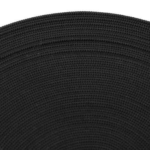 Black 20mm Knitted Elastic Band for Sewing & Protective Cuffs 2