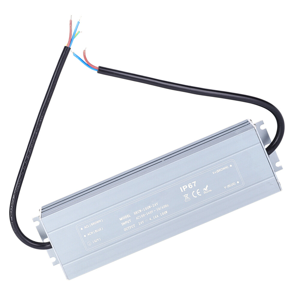 Hruw-100W-24V Ip67 Waterproof Led Driver, 100W, 24V Dc 8241362275183