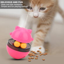 Plastischer Haustier-Futterspender mit Leckage-Funktion, Spielzeug für Katzen & Hunde, 467g