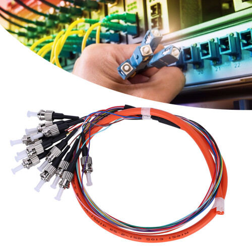Faseroptischer Pigtail-Kabel 12 Kerne Multimode ST UPC MM-0,9 für Netzwerke 2