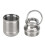 Titanium Alloy Waterproof Pill Case Mini Storage Bottle 100ml Durable Compact 4
