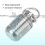 Titanium Alloy Waterproof Pill Case Mini Storage Bottle 100ml Durable Compact 12