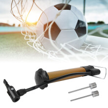 Portable Metal Basketball Pump with High Pressure Output and Inflation Needle