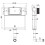 Concealed Toilet Cistern Front Access Silver Eco Dual Flush 6L/3L 3