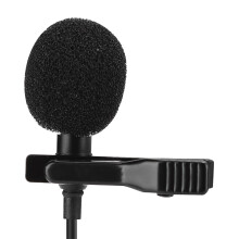 Mini Metall ABS-Kragenclip-Mikrofon für Telefonaufnahmen, 140 cm