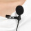 E1 Black Two Head Mini Collar Clip Microphone for Mobile, Recording, Live 6
