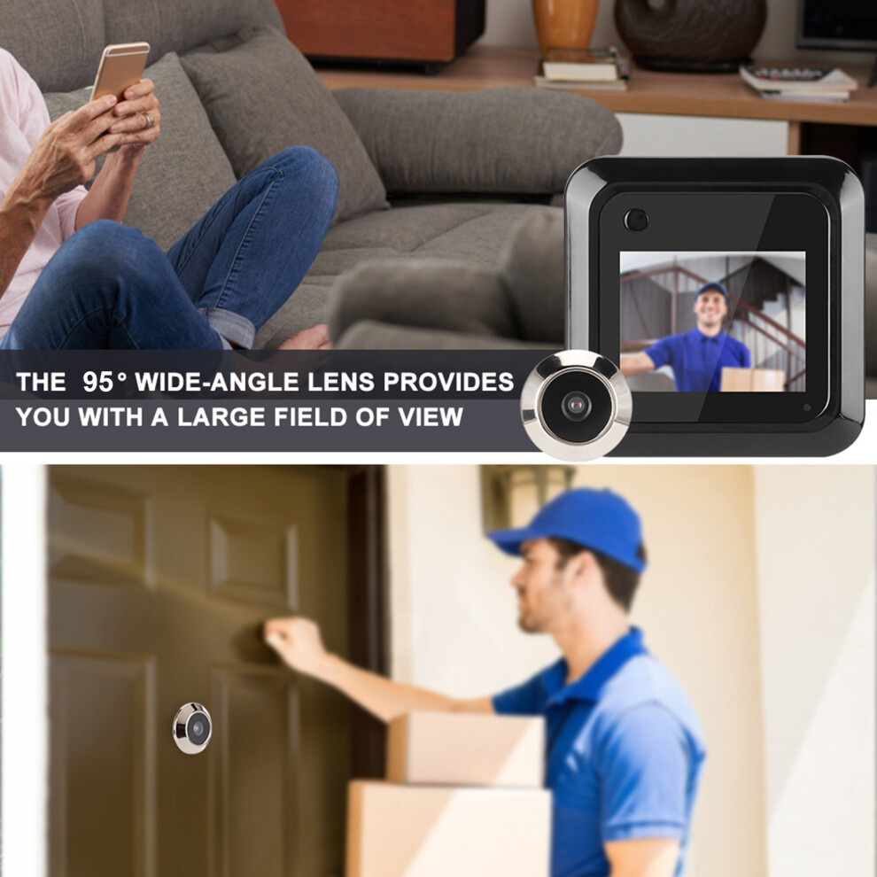 Security Door Viewer 2.4In Lcd 95 Lens 0.3Mp Camera Recording 8251362278497