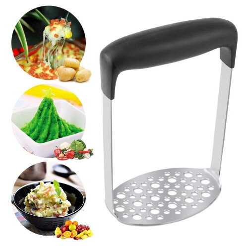 Durable Stainless Steel Kitchen Tool: Effortless Mashing Made Simple 1