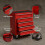 AREBOS AREBOS 5-Drawer Tool Cabinet Garage Tool Chest with Wheels Workshop Tool Storage Lockable Red 6