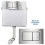 Concealed Toilet Cistern Front Access Stainless Steel Eco Dual Flush 2