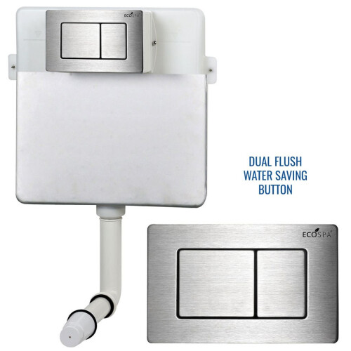 Concealed Toilet Cistern Front Access Stainless Steel Eco Dual Flush 1