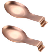 Repose-cuillère en acier inoxydable, matériau non toxique pour une utilisation quotidienne saine en cuisine