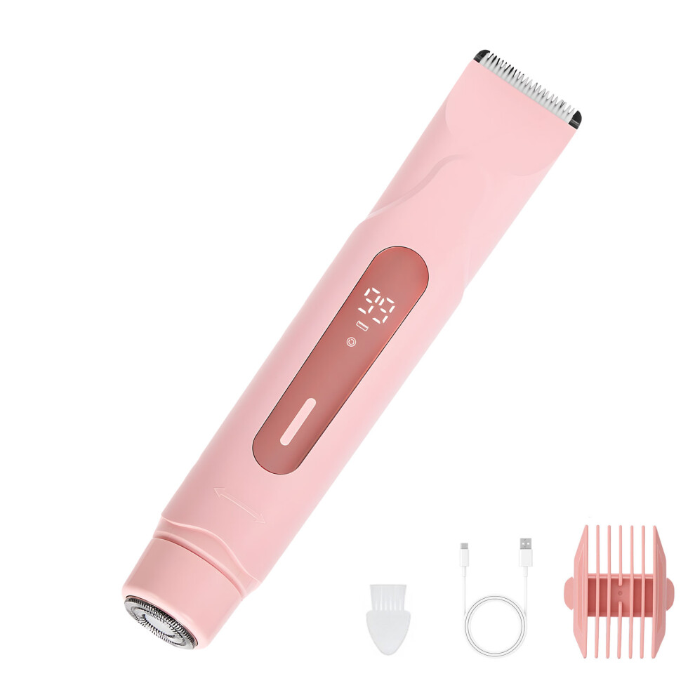 Electric Shaver Cutter for Women Bikinis Trimmer USB-Pink