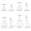 Clear Plastic Measuring Tool For Quilting Featuring 8Inch 3