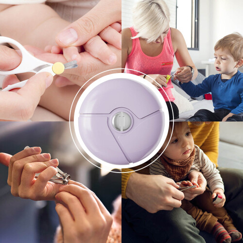 Intelligent Unguis Cutter Polisher Combination 2-pearl white 1