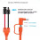 Professional Solars Panel Adapters 14AWG Coppers 2m-3 meters 4
