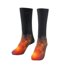 Elektrisch beheizte Baumwollsocken 21-30cm Ideal für Skifahren, Wandern & mehr