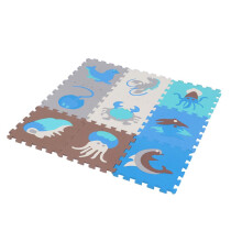 9pcs EVA Baby Play Crawling Mat Set, 30x30cm Educational Floor Puzzle