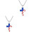 2 Kruis Hanger Amerikaanse Staal Met Ketting 3