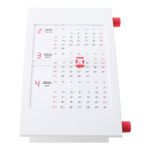 2 Draaischijf Bureaukalender Willekeurige Kleur