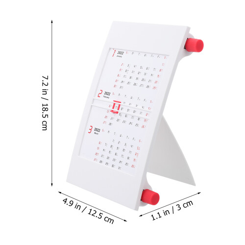 2 Draaischijf Bureaukalender Willekeurige Kleur 1