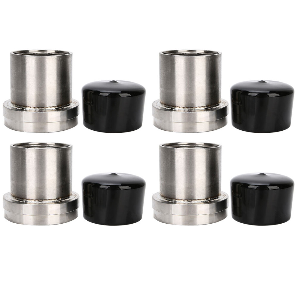 Durable 4Pcs 2.441In Stainless Steel Bearings With Buddy Bra For Trailers 3421362284919