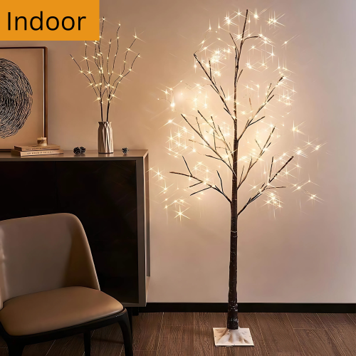 6ft LED Birch Tree Outdoor Garden Decor Light 2