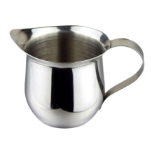 Tazza da cucina in acciaio inox, robusta brocca per schiumare il latte in acciaio inox 18/8, brocca multifunzionale con ampia bocca per versare in