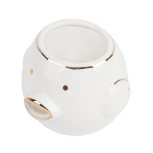 Jarra de leite elegante em cerâmica, com parede interna macia para facilitar a limpeza, formato atraente que adiciona charme à cozinha, ideal para