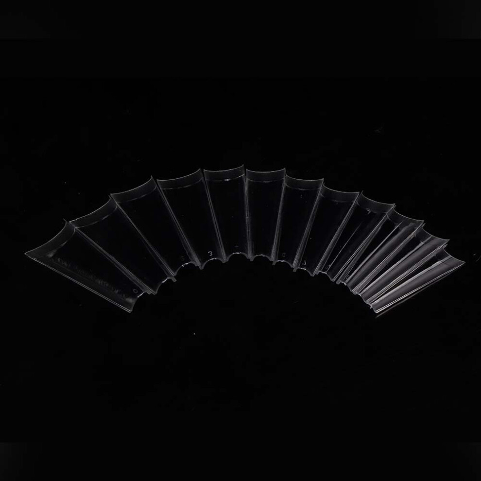 504pcs Transparent Nail Tip Practice Patch Kit for DIY Manicure