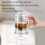 Thickened Heatproof Teas Maker Mug With Fine-Transparent gray 5