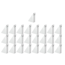 25 Pack White Metal Drain Backs Modifiable-Bottom length 6.5cm
