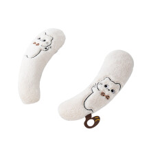 Thick Plush Toilet Seat Cover Soft Warm Slip Proof-White