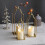 3 Piece Tabletop Candle Holders Iron Decorative Centerpieces 6