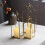 3 Piece Tabletop Candle Holders Iron Decorative Centerpieces 5