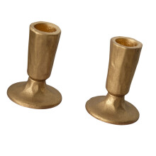 Decorative Candle Stands Taper Candle Holders-vintage gold