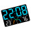 High Visibility Large Screen LED Digital Clock-blue light 1